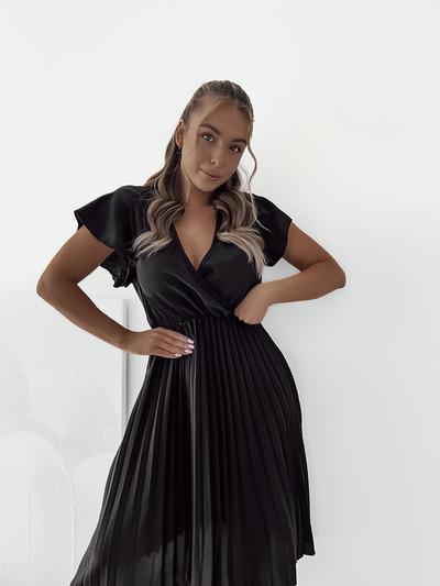 "Royalfashion" Moteriška plisuota midi suknelė
