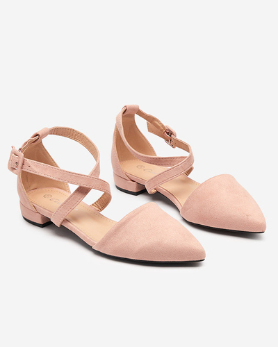 Туфли женские на плоской подошве розового цвета Qiumi - Shoes