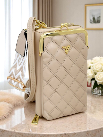 Royalfashion Daugiafunkcinė rankinė-piniginių delninė su dirželiu Pick Charm
