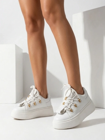 Royalfashion Moteriški sportiniai bateliai su dekoratyvine liežuvėliu Domatories