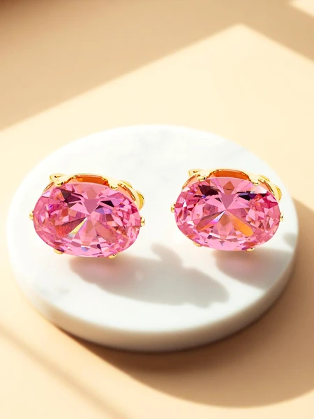 Royalfashion Moteriški segami auskarai su kristalu