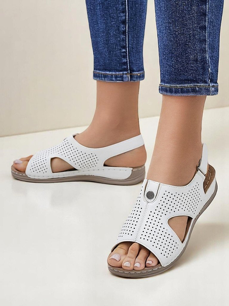 Royalfashion moteriškos ażuorinės basutės Leminni