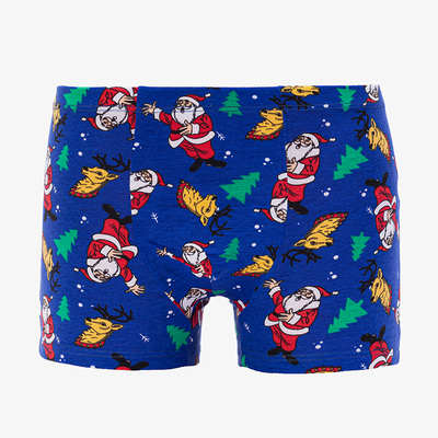 Vyriški tamsiai mėlyni bokso šortai – apatinis trikotažas