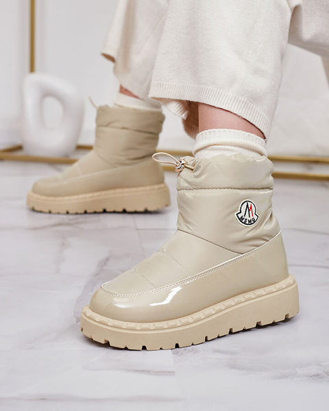 "Royalfashion" Šviesiai rudos spalvos moteriški sniego batai Ireda