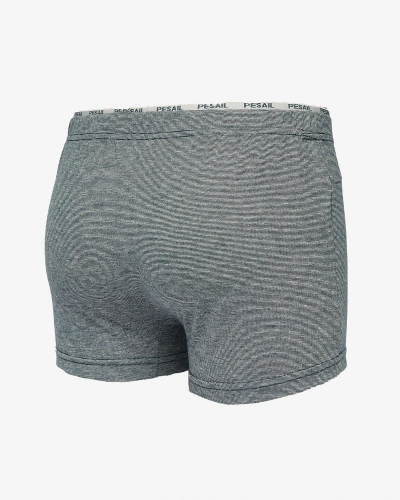 Royalfashion Tamsiai pilkos spalvos vyriški boksininko šortai