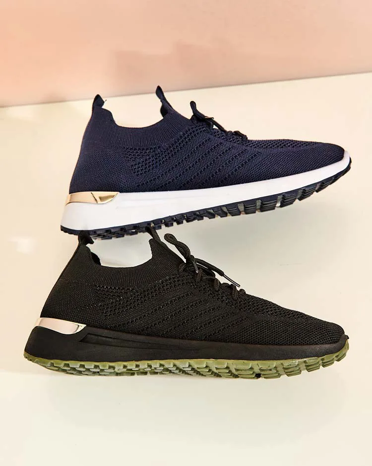 Royalfashion Moteriški medžiaginiai sportiniai bateliai Amgent