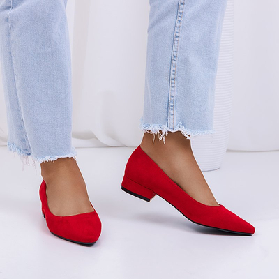 Raudoni siurbliai moterims Naliza- Avalynė