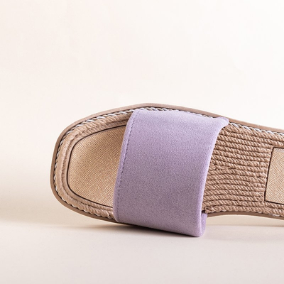 Фиолетовые женские шлепанцы Victoria