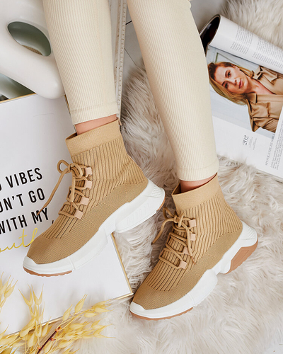 Royalfashion Женские высокие спортивные туфли-слипы Vetkirra