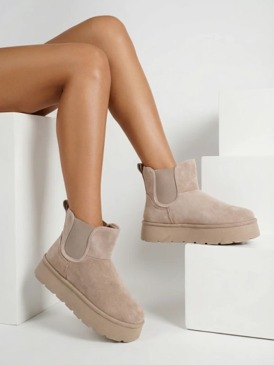 "Royalfashion" Moteriški trumpi batai "Nomas" a'la sniego batai