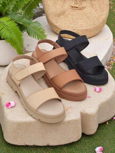 Royalfashion moteriškos basutės su storesniu padu Otvanna