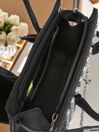 Royalfashion Kopertowa torebka damska z cyrkoniami Seren Voux