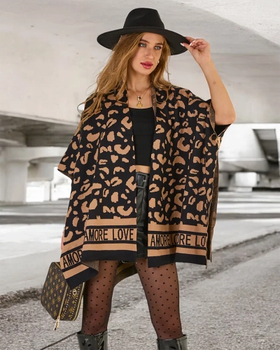 Royalfashion Женское пончо с принтом