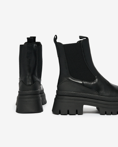 "Royalfashion" Moteriški plokščiapadžiai juodi batai "Neyda"