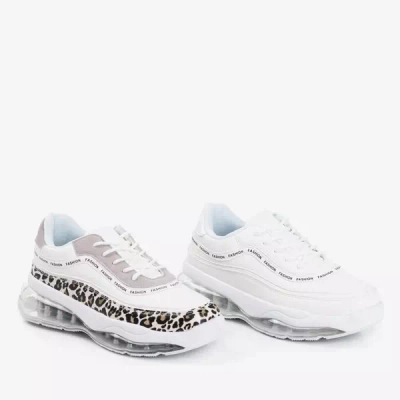 OUTLET Спортивная обувь с принтом белой пантеры Gromin - Обувь