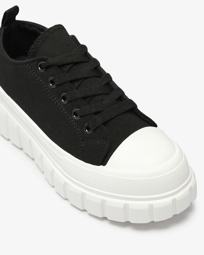 Черные спортивные кроссовки на платформе Daskko- Footwear