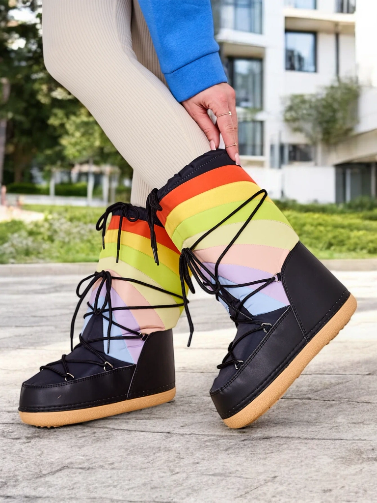 Royalfashion Moteriški sniego bato stiliaus bateliai Tencce