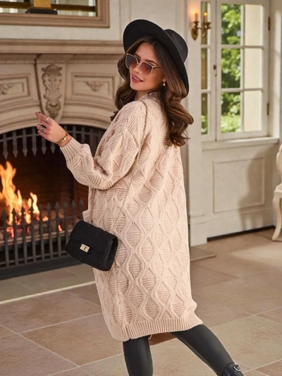 Royalfashion Вязаная женская пончо-свитер