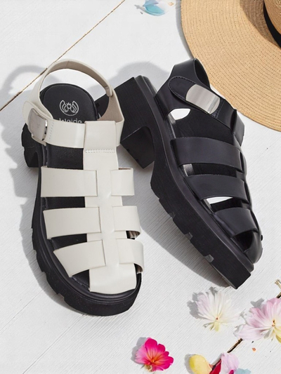 Royalfashion moteriškos sandalės romėnišku Bratz stiliumi