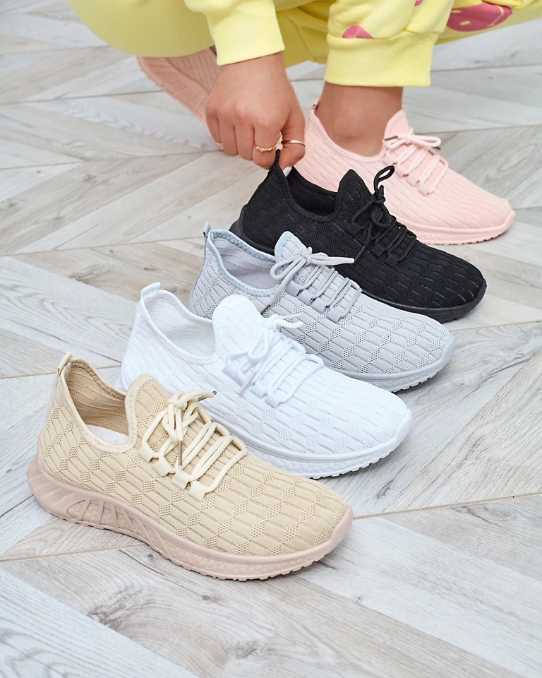 Серые женские спортивные туфли из ткани Orycys- Footwear