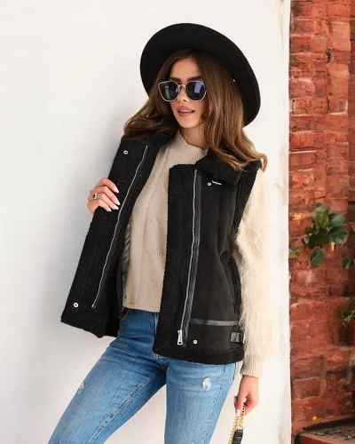 Жилет Royalfashion для женщин с мехом