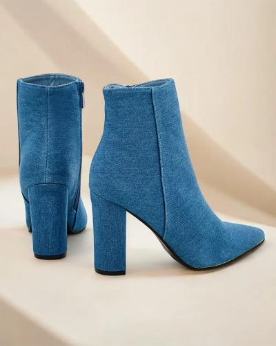 Женские ботильоны Royalfashion на каблуке Fozi