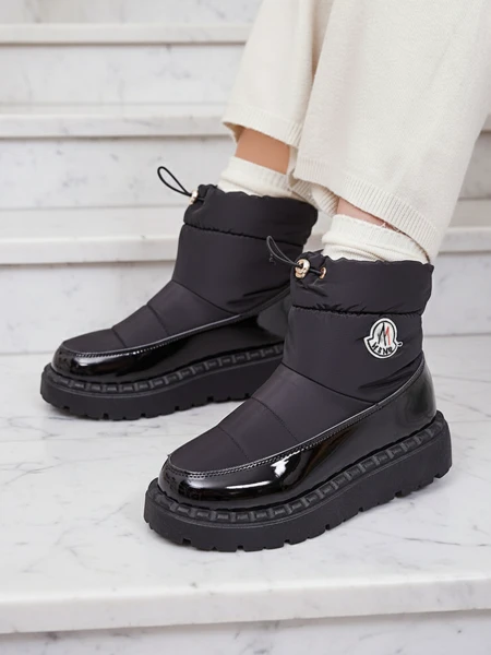 "Royalfashion" Juodos spalvos moteriški sniego batai Ireda