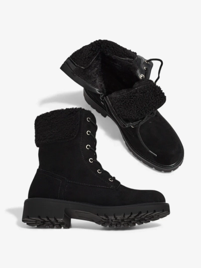 Eko zomšiniai moteriški aulinukai su raišteliais Trevolla