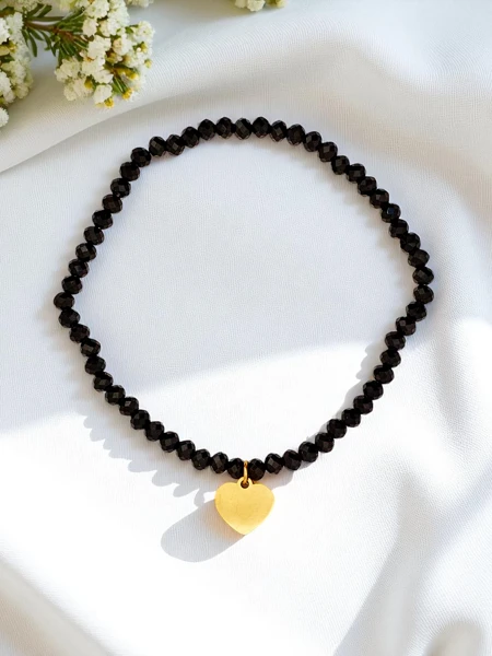 Royalfashion Moteriška apyrankė su širdelės pakabuku