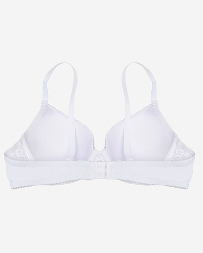 Balta moteriška liemenėlė su paminkštinimais- Apatinis trikotažas