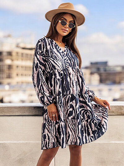 Женское платье с принтом Royalfashion