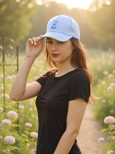 Royalfashion Кепка с нашивкой Bunny Chic
