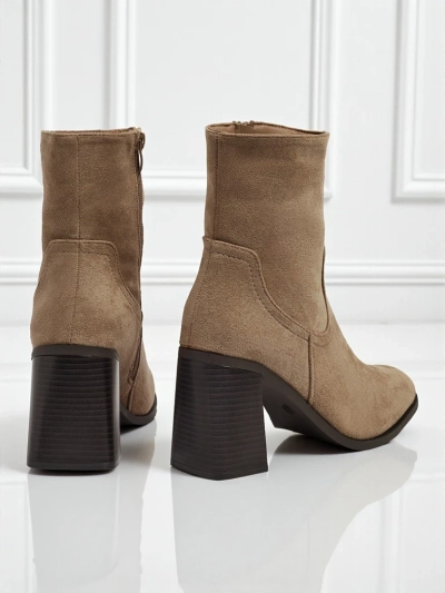 Moteriški eko zomšiniai aulinukai su storu kulnu Rune Fast