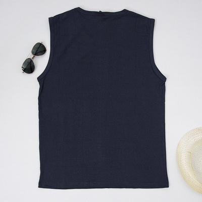 Vyriški tamsiai pilki medvilniniai marškinėliai su užrašais-Drabužiai