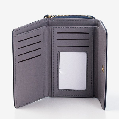 Mały klasyczny ciemno-bordowy portfel - Portfel