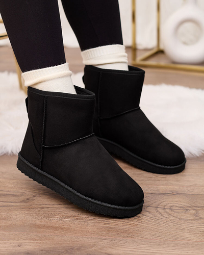 Royalfashion Moteriški a'la sniego batai juodos spalvos Regodo