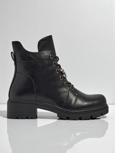 Женские ботинки Veltih из экокожи на шнуровке