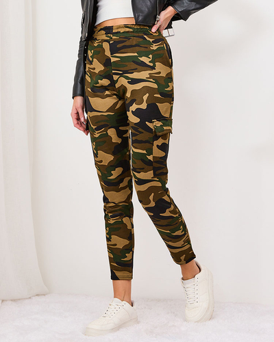 Royalfashion Green женские утепленные боевые брюки moro