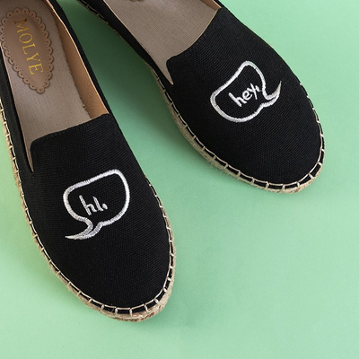 Черные женские эспадрильи Bahia