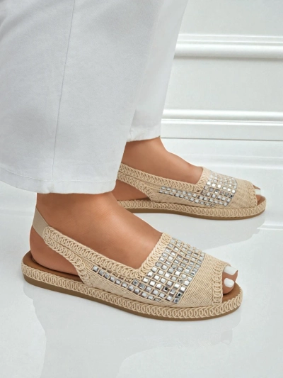 Moteriškos espadrilės sandalai su akutėmis Belle Sparkle