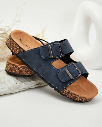 Royalfashion Мужские шлепанцы с пряжками Foumyn