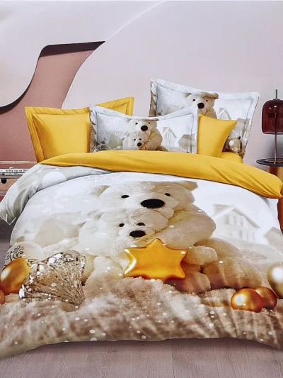 Royalfashion Рождественское постельное белье 160x200 комплект 3-ЧАСТИ