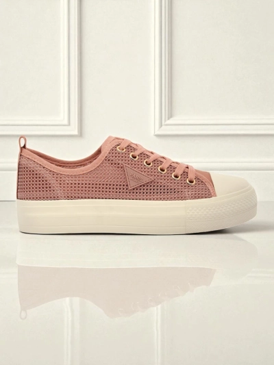 Afrodyta Rosa Women's Sneakers - Breathable Pink Fabric Shoes for Summer