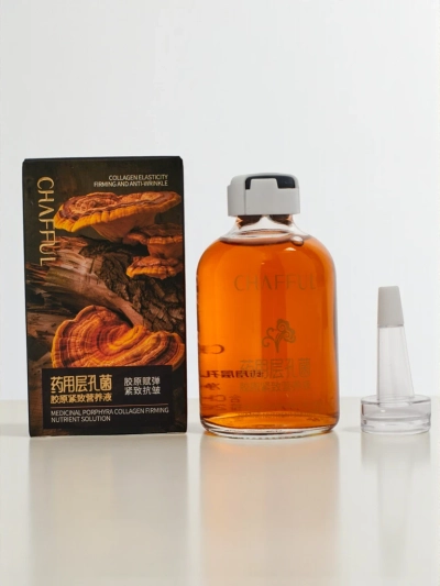 Kolageno serumas veidui - stangrinantis ir priešraukšlinis su Reishi grybu