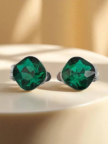 Royalfashion Klipsy kolczyki damskie z kryształem