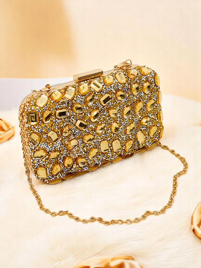 Royalfashion moterų vokelio formos rankinė Crystal Glam
