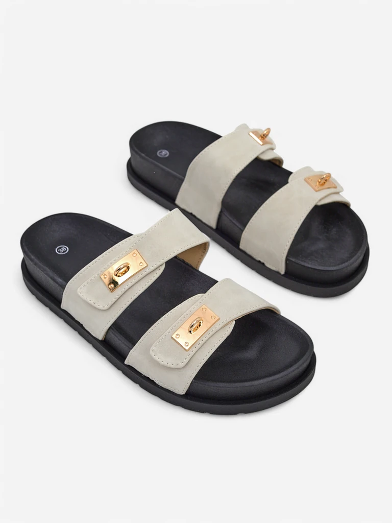 Royalfashion moteriški sandalai su dekoratyvinėmis sagtimis Costes