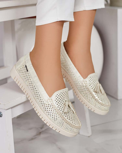Royalfashion Женские ажурные мокасины Molaffa