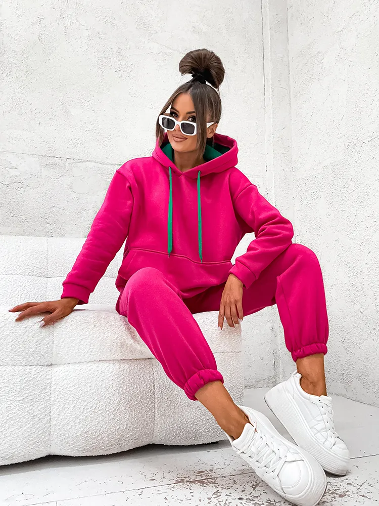 Royalfashion Хлопковый женский комплект толстовок