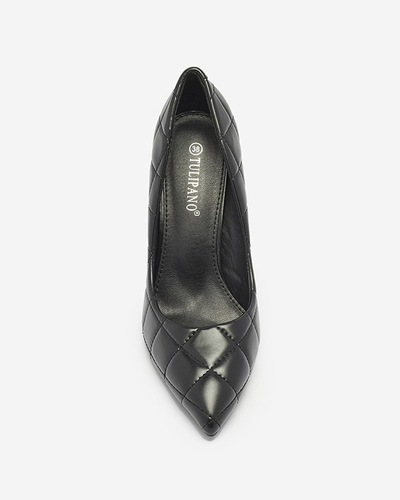 Женские стеганые туфли черного цвета Duclisa- Footwear
